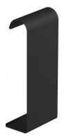 Соединитель к лицевой планке STAL2, 125/80 мм, цвет Черный, Galeco